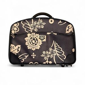 Roxy Black and Cream Floral Bag — Weekender